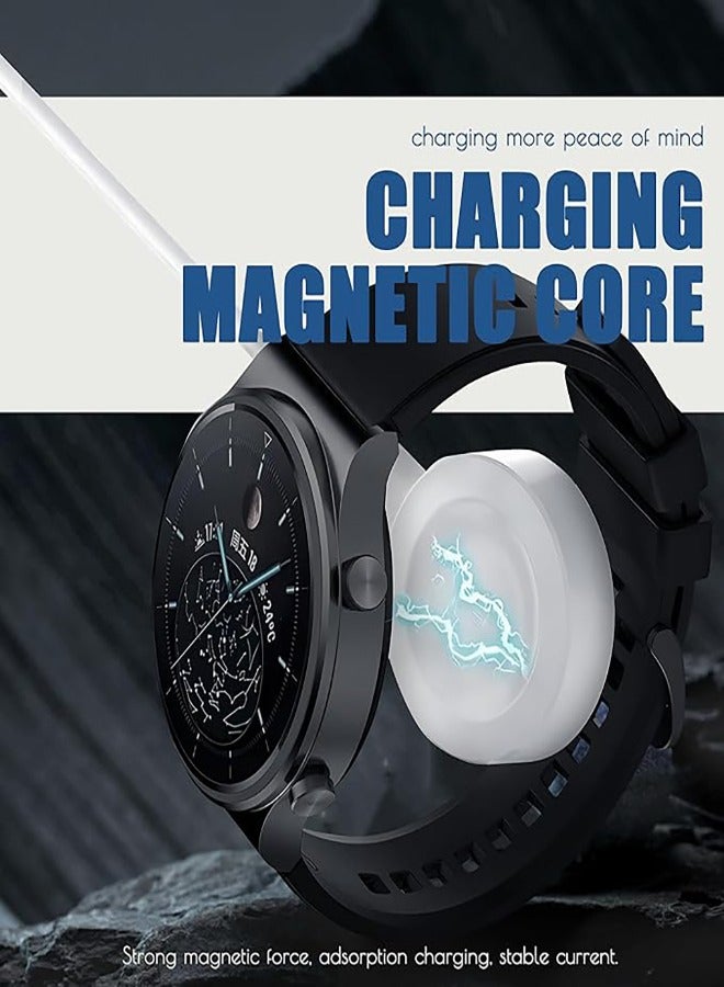 NeoFit Charging Cable for Huawei Watch Charger Magnetic Fast Charging Cable Dock Compatible with Huawei Watch Fit5/Fit5 Pro/Fit4/Fit4 Pro/GT6 Pro/GT6/GT5 Pro/GT5/GT4/GT3 Charger Base (White) - Image 3